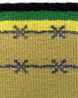 Detalj av mnsterbilden frn vven Mujaki frn Sydafrika, textilkonstnr katrin bawah