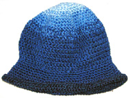 Bl�melerad virkad hatt