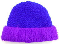 Lila och bl� r�tstickad m�ssa