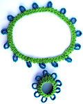 Halsband och armband fr�n kollektion Cirkel