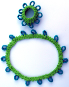 Smyckekollektionen Halsband och Armband modell Cirkel